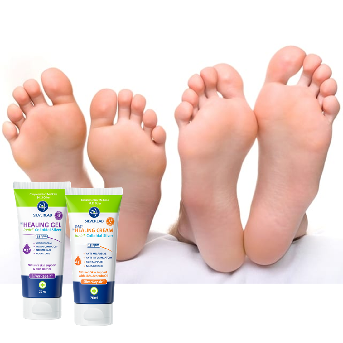 Colloidal Silver For Cracked & Bleeding Heels